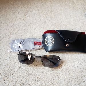 Ray-Ban Polarized sunglasses.